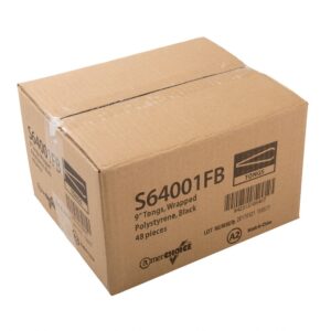 TONG PLAS 9″ SERVING BLACK I/W | Corrugated Box
