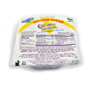 CINN TOAST CRUNCH RED SUGAR 96 BOWL G | Packaged