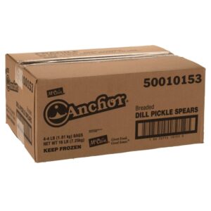 Breaded Pickle Spears | Corrugated Box