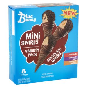 Blue Bunny Chocolate Mini Swirl Love 8ct | Packaged