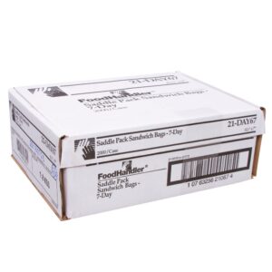 BAG PLAS PORTION 7DAY GREEN/WHITE | Corrugated Box