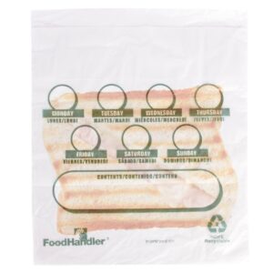 BAG PLAS PORTION 7DAY GREEN/WHITE | Styled