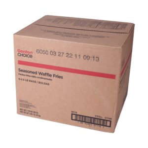 Seasoned Waffle Fries | Corrugated Box