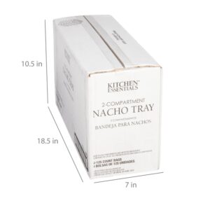 TRAY PLAS 2CMPT NACHO 5X6 | Corrugated Box
