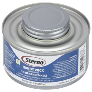 FUEL CHAFER WICK 4HR TWIST CAP 24CT | Raw Item