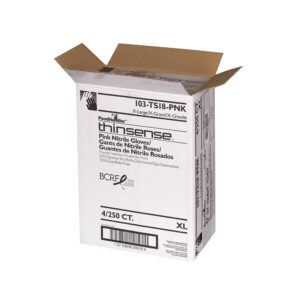 GLOVE NITRILE XL PWDFR PNK 4-250CT | Packaged