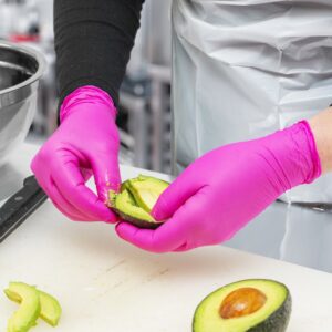 GLOVE NITRILE XL PWDFR PNK 4-250CT | Styled