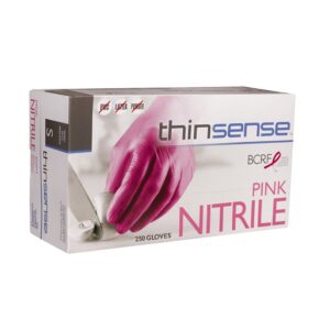 GLOVE NITRILE SML PWDFR PNK | Packaged