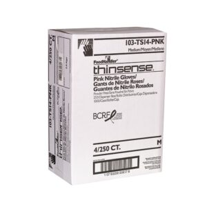 Glove Nitrile Medium Powdered Pink | Corrugated Box