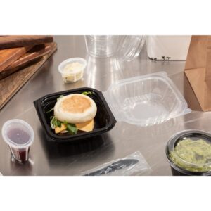 CONT PLAS 1CMPT 6X6 HNGD 3-107CT GCHC | Styled