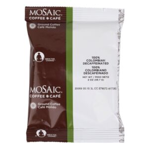 COFFEE COLOMB 100% DECAF 64-2Z MOSAC | Packaged