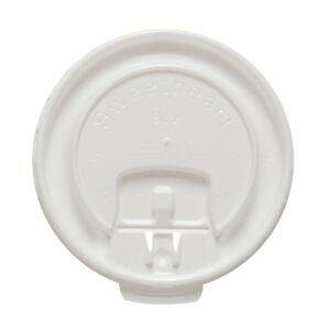Lift-and-Lock Plastic Lids, White | Raw Item