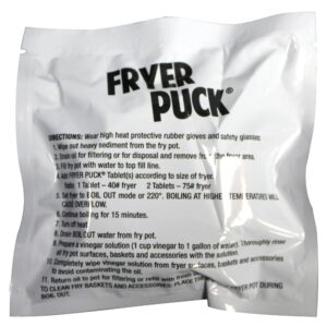 Deep Fryer Cleaner Tablet | Packaged