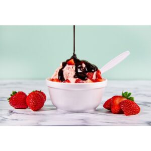 50 8Z FM BOWL WHT DART | Styled