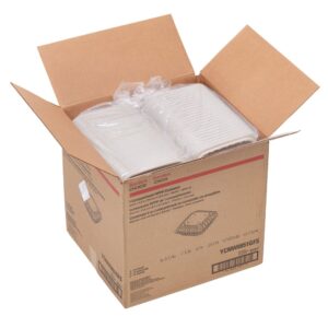 CONT MFPP 1CMPT 8.5″ WHT HINGD 2-73CT | Packaged