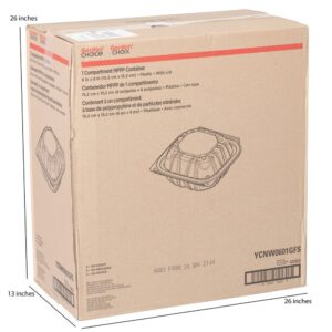 CONT MFPP 1CMPT WHT 6X6 HNGD 400CT | Corrugated Box