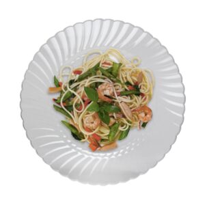 10.25″ Clear Plastic Plates | Styled