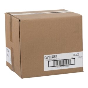 10.25″ Black Plastic Plates | Corrugated Box