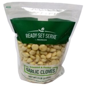 Fresh Peeled Garlic | Packaged