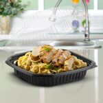 CONT PLAS 9X9 BLK/CLR 120CT - Gordon Restaurant Market