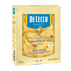De Cecco Egg Pappardelle Pasta 8.8oz | Packaged
