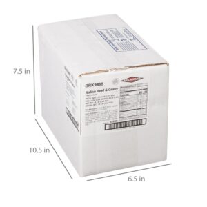 BEEF ITAL SLCD W/GRVY 2-2.5# | Corrugated Box