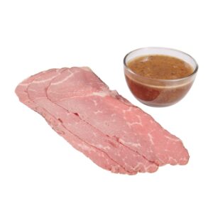 BEEF ITAL SLCD W/GRVY 2-2.5# | Raw Item