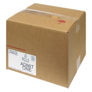 Ticket Admit One 1-2000ct | Corrugated Box