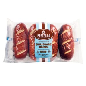 Sausage Pretzel Buns | Packaged