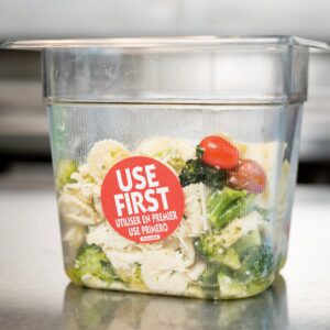 LABEL “USE FIRST” 2″ RND 500CT | Styled