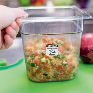 LABEL REMOVEABLE SUNDAY DOT 3-1000CT | Styled