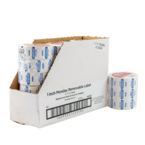 LABEL REMOVEABLE MONDAY DOT 3-1000CT | Styled
