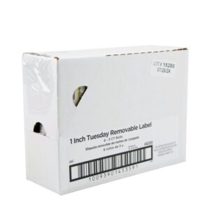 LABEL REMOVEABLE TUESDAY DOT 3-1000CT | Corrugated Box