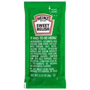 500-9GM SWEET RELISH PC PKTS HEINZ | Packaged