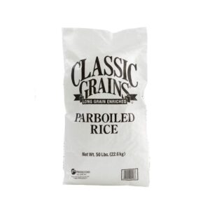 RICE LONG GRAIN PARBL 50# P/L | Packaged