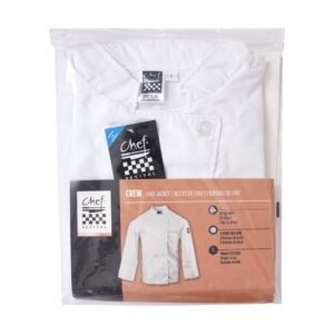 White Chef Coat | Packaged