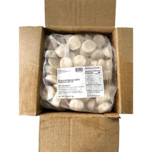 SCALLOP SEA MDLN 10-20CT RAW IQF 2-5# | Packaged