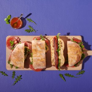 Sliced Hard Salami | Styled