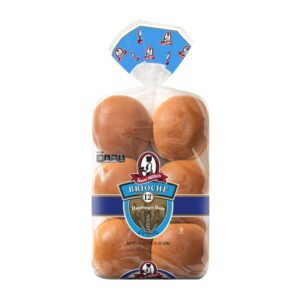 Brioche Hamburger Buns | Packaged