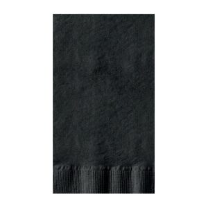 Black Dinner Napkins | Raw Item