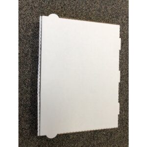 18 x 13 x 2 Inch Pizza Boxes White on Kraft | Styled