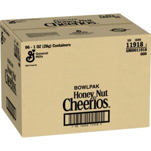96-BOWL PK CEREAL HONEY-NUT CHEERIOS | Corrugated Box