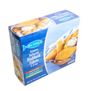 Mrs. Fridays Tavern Battered Haddock Fil | Packaged