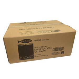 Mrs. Fridays Lightly Breaded Ring & Tent | Corrugated Box