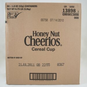 Honey Nut Cheerios Cereal Cups | Corrugated Box