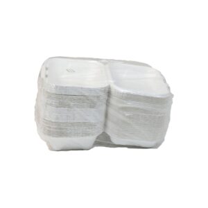 CONT MOLDED FBR 9X6 HNGD WHT 2-150CT | Packaged
