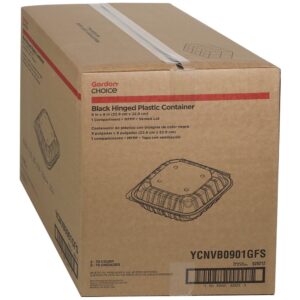 CONT MFPP 1CMPT BLK 9X9 HNGD | Corrugated Box