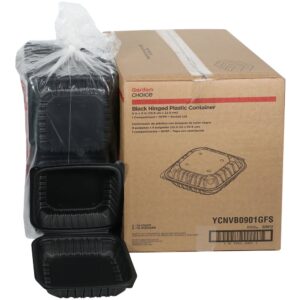 CONT MFPP 1CMPT BLK 9X9 HNGD | Styled