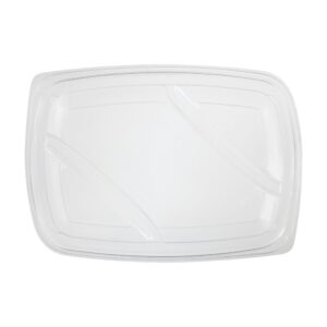 Clear Dome Lid for Three-Compartmen | Raw Item