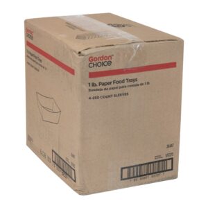1 Pound Paper Food Trays | Corrugated Box